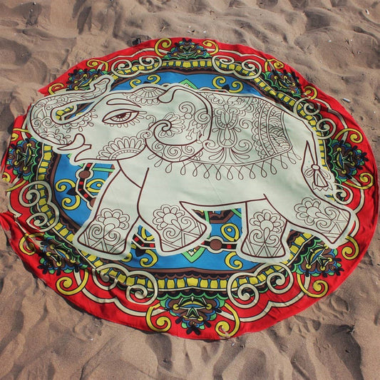 Beige Ganesha - Wandverkleidung 150x150 cm