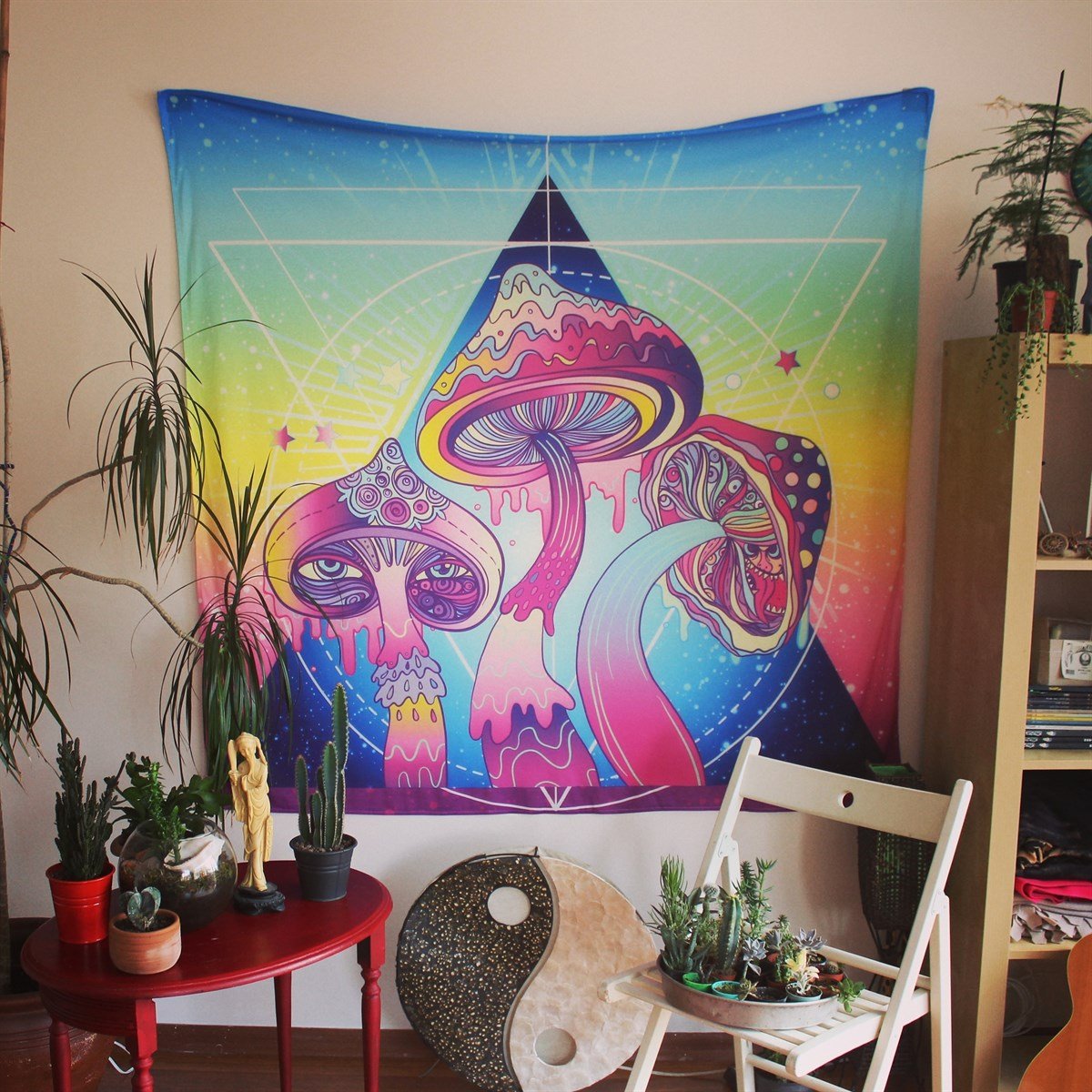 Magic Mushroom - Wandverkleidung 75x75 cm