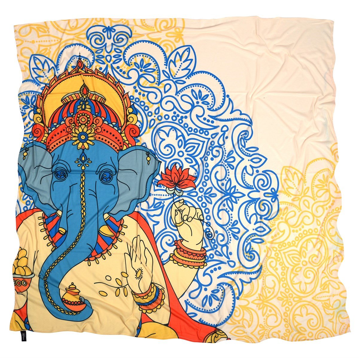 Ganesha Mandala  - Wandverkleidung 75x75 cm