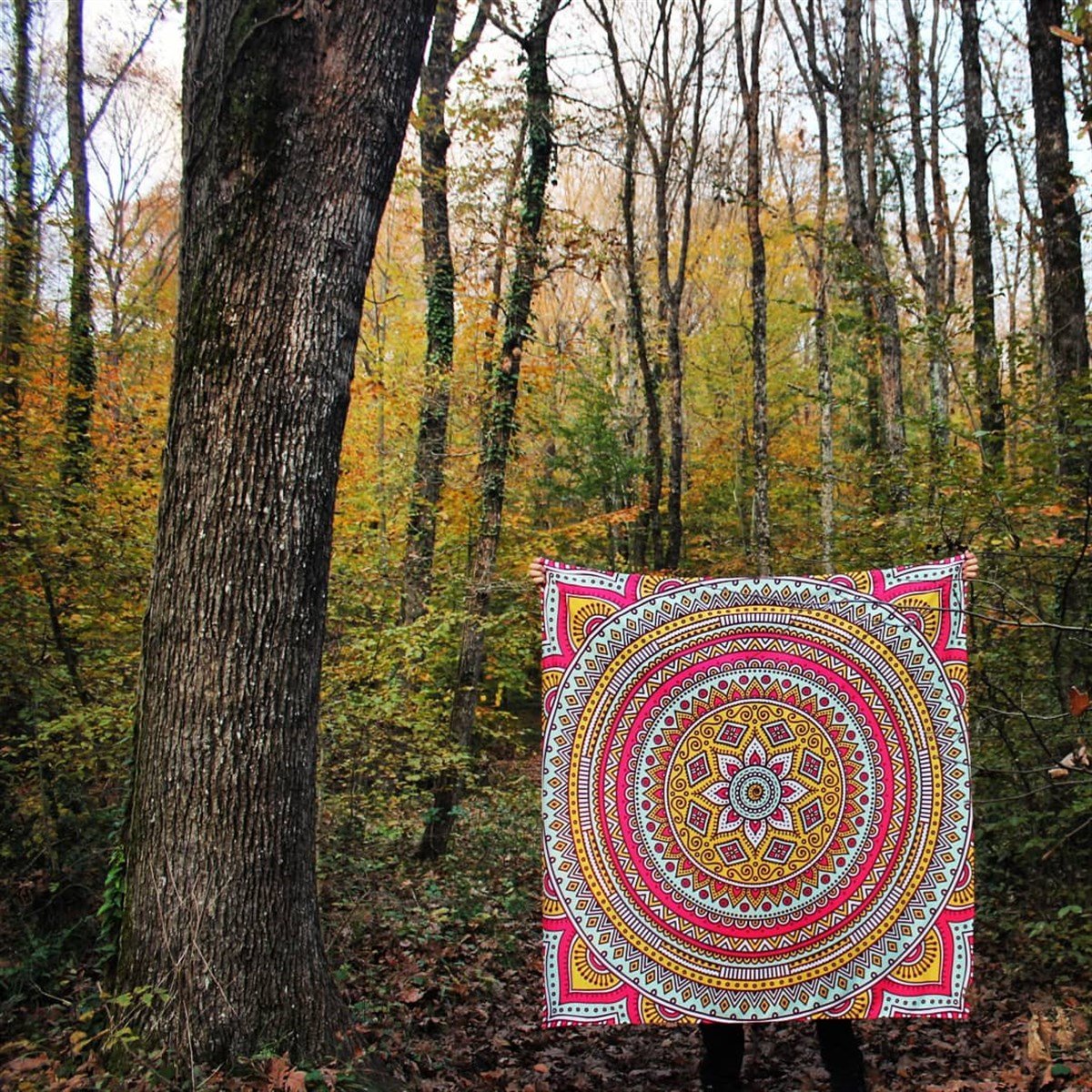 Bohem Mandala  - Wandverkleidung 75x75 cm