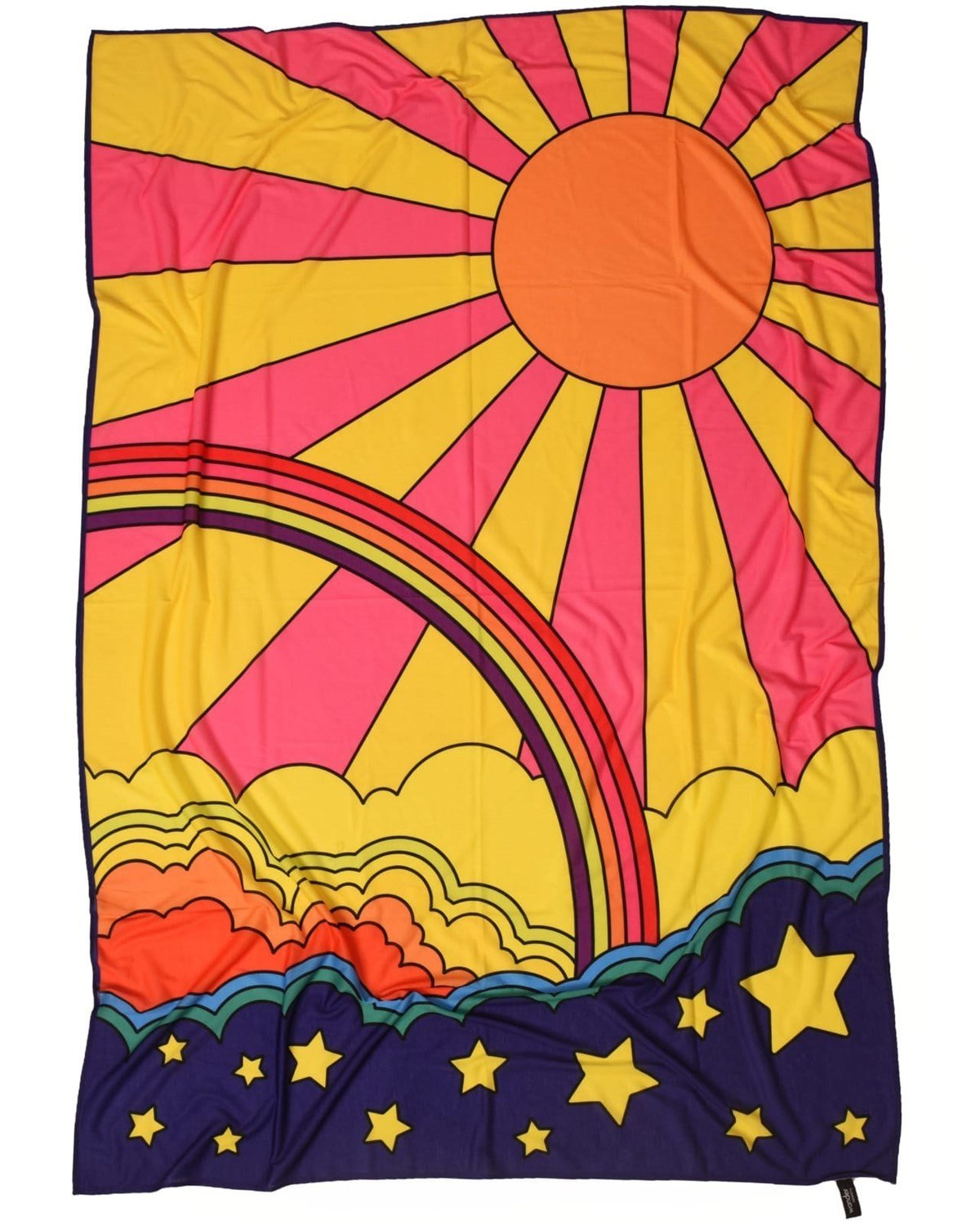 Psychedelischer Hippie der 60er Jahre (2)  - Wandverkleidung 150x105 cm