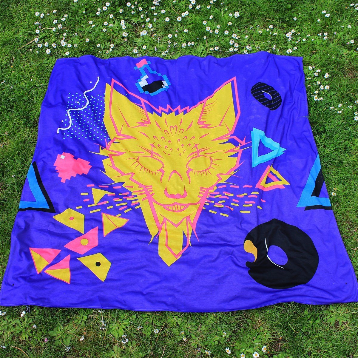 Raver Cat - Wandverkleidung 150x150 cm